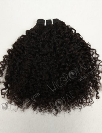 No tangle No Shed 16" Tight Curl Black Hair Weave WR-MW-019