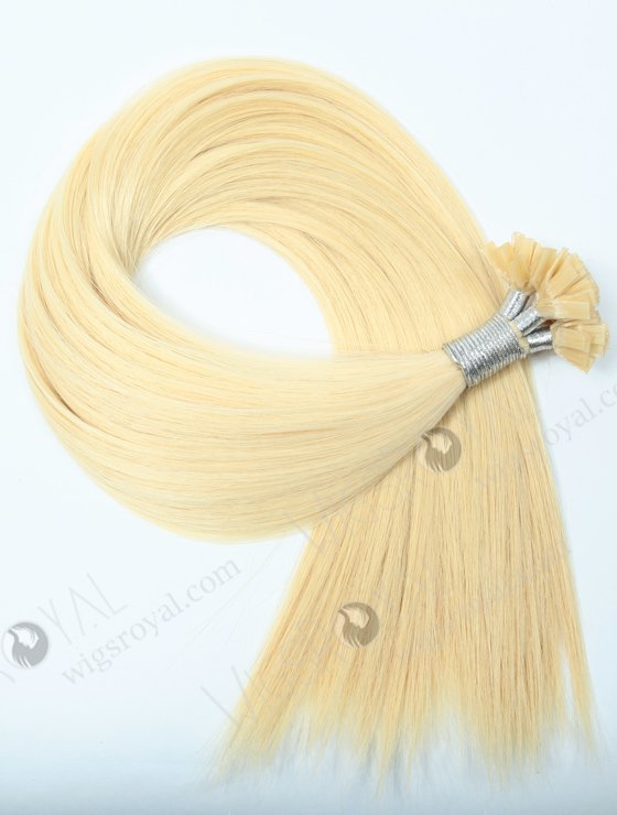Flat tip keratin bond hair extensions European virgin hair 22'' straight #613 color WR-PH-009-16941