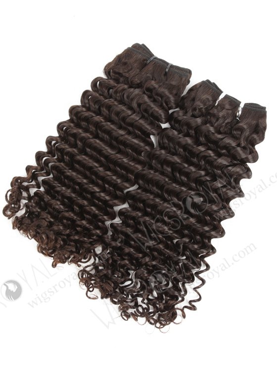 In Stock Brazilian Virgin Hair 18" Deep Wave Natural Color Machine Weft SM-4154-16754