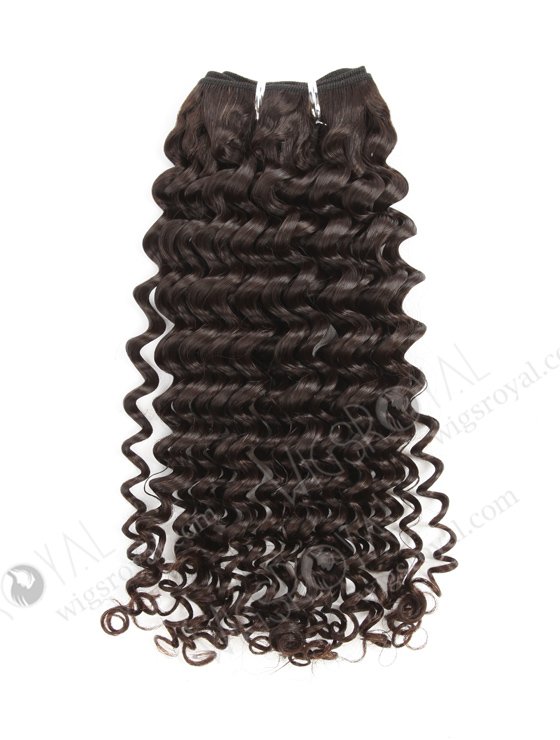 In Stock Brazilian Virgin Hair 18" Deep Wave Natural Color Machine Weft SM-4154-16757