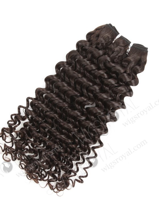In Stock Brazilian Virgin Hair 18" Deep Wave Natural Color Machine Weft SM-4154-16759