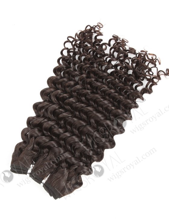 In Stock Brazilian Virgin Hair 18" Deep Wave Natural Color Machine Weft SM-4154-16758