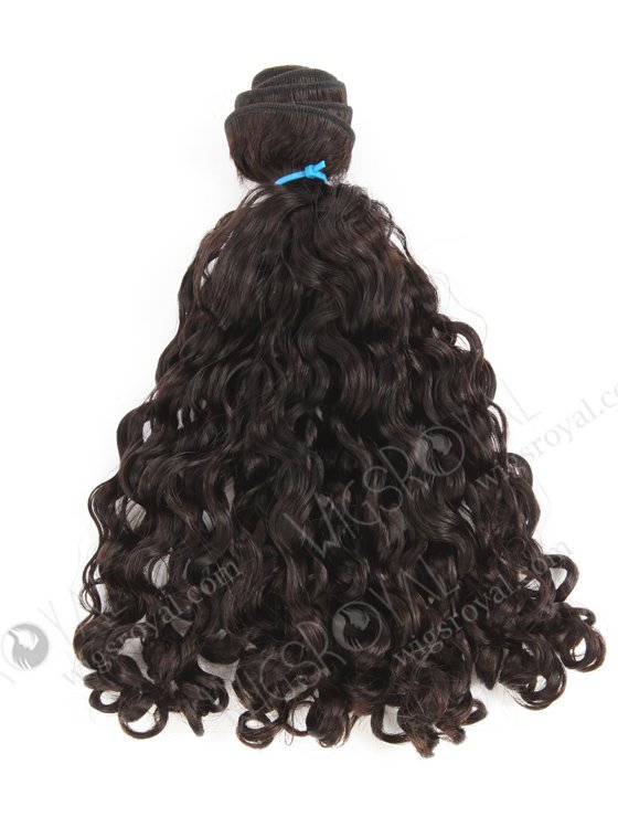 In Stock 7A Peruvian Virgin Hair 14" Double Drawn Looser Pissy Curl Color #2 Machine Weft SM-6148