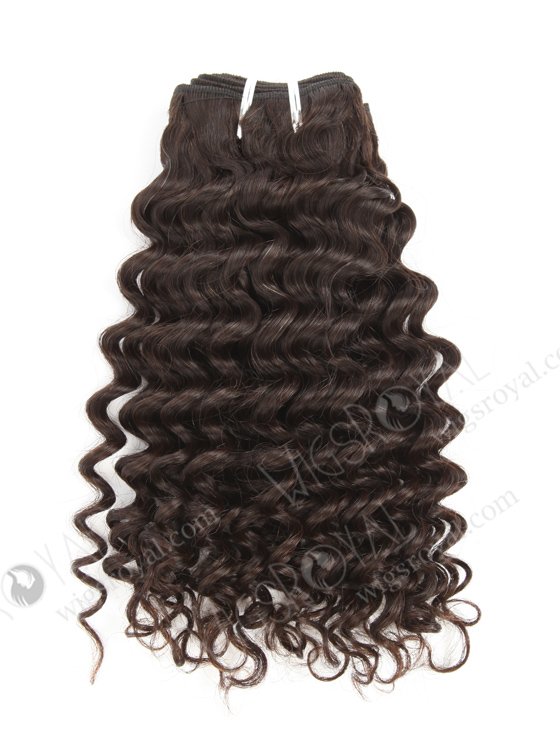 In Stock Brazilian Virgin Hair 14" Deep Wave Natural Color Machine Weft SM-4152