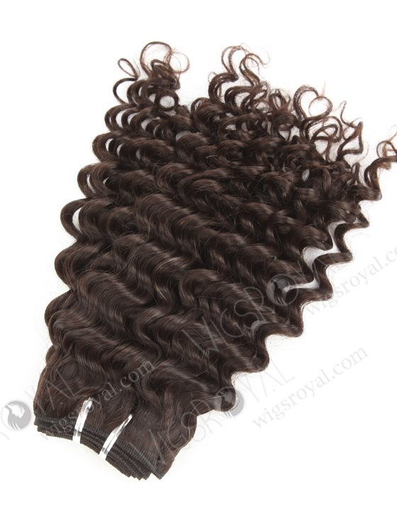 In Stock Brazilian Virgin Hair 14" Deep Wave Natural Color Machine Weft SM-4152-16772