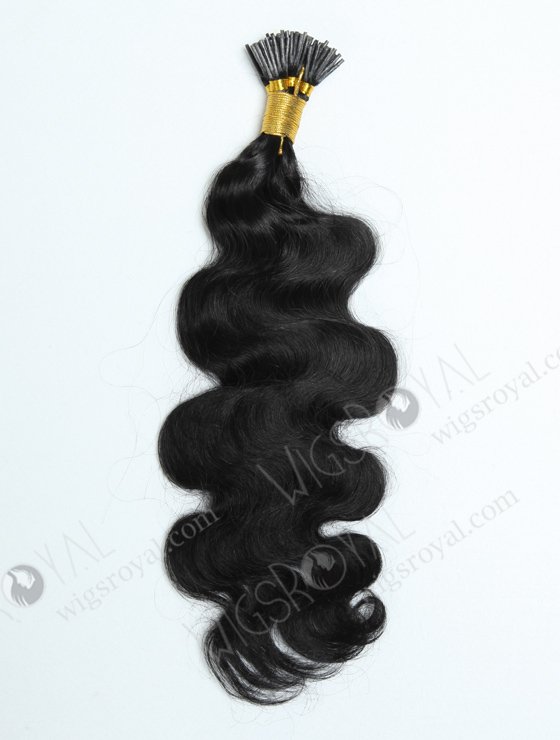 Wholesale I-tip Brazilian hair extension 18" body wave #1 color WR-PH-003-16976
