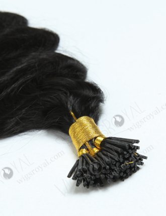 Wholesale I-tip hair extension 18" body wave #1 color WR-PH-003