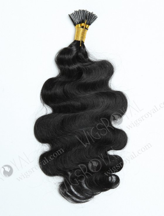 7A grade I-tip 100% Brazilian virgin hair 18'' body wave #2 color WR-PH-006-16958