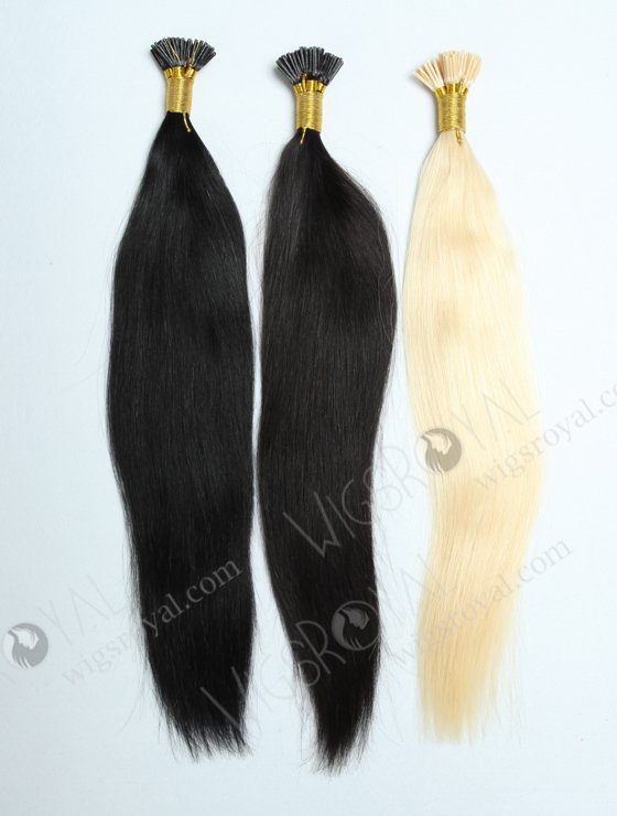 Blonde I-tip hair extension Chinese virgin hair 18" straight #613 color WR-PH-005-16965