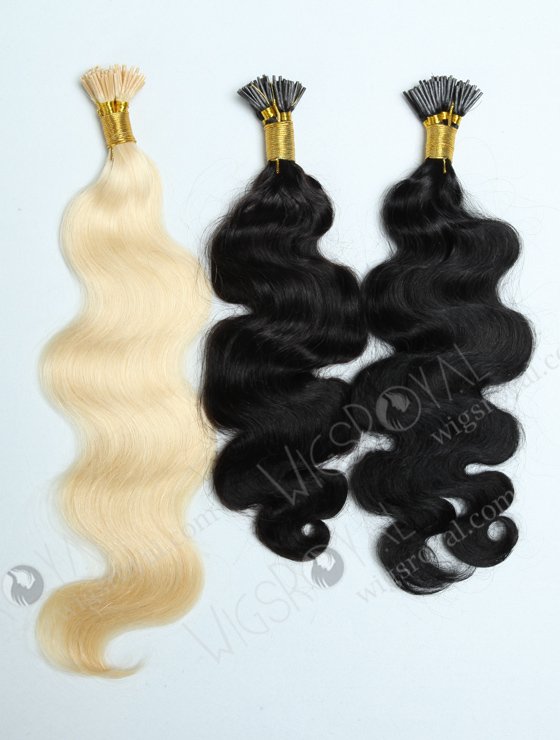 Wholesale I-tip hair extension 18" body wave #1 color WR-PH-003-16978