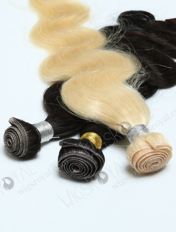 Brazilian Virgin Hair 18" Body Wave Jet Black PU Skin Weft WR-SW-002-17222