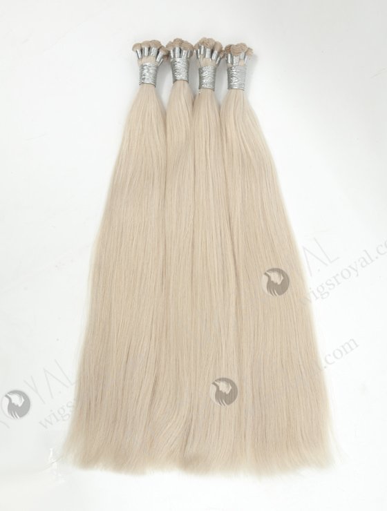 Cut Point White Color Brazilian Hair Hand Tied Weft WR-HTW-018-16993