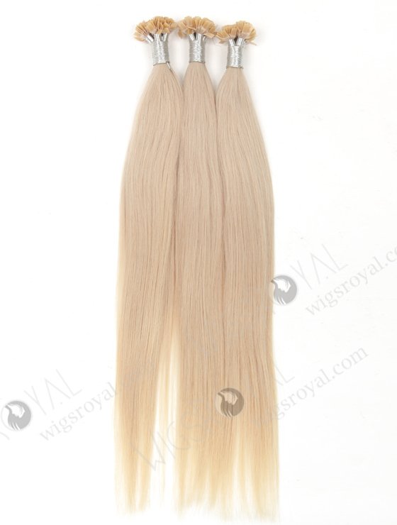 Flat tip keratin European virgin hair 22'' straight F 60# color WR-PH-016-16906