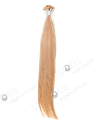 Flat tip keratin European virgin hair 20'' straight F 60#/16# color WR-PH-015