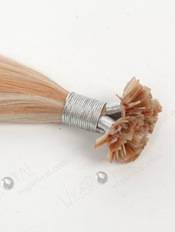 Flat tip keratin European virgin hair 20'' straight F 60#/16# color WR-PH-015-16911