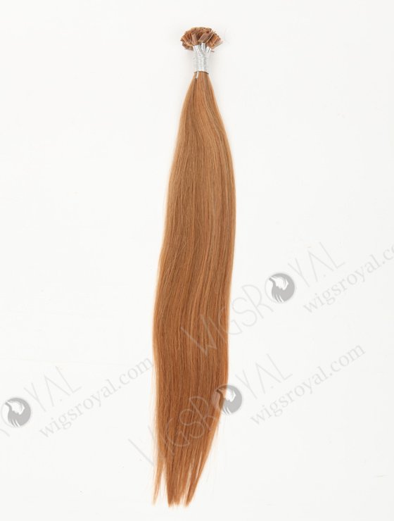Flat tip keratin European virgin hair 20'' straight F 12#/8# color WR-PH-013-16920