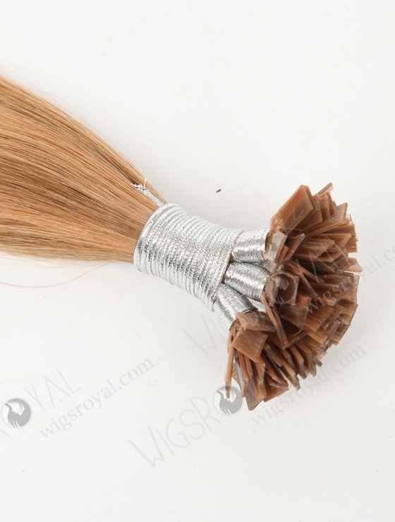 Flat tip keratin European virgin hair 20'' straight F 12#/8# color WR-PH-013-16919