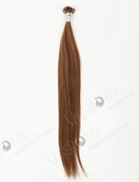 Flat tip keratin European virgin hair 22'' straight F 6#/8# color WR-PH-017