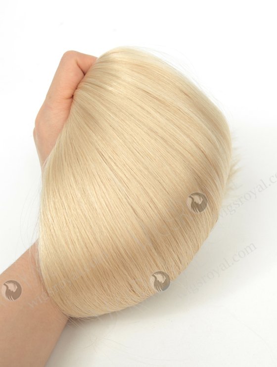 Natural Straight 20'' Brazilian Virgin White Color Hand-tied Weft Hair Extensions WR-HTW-012-17069