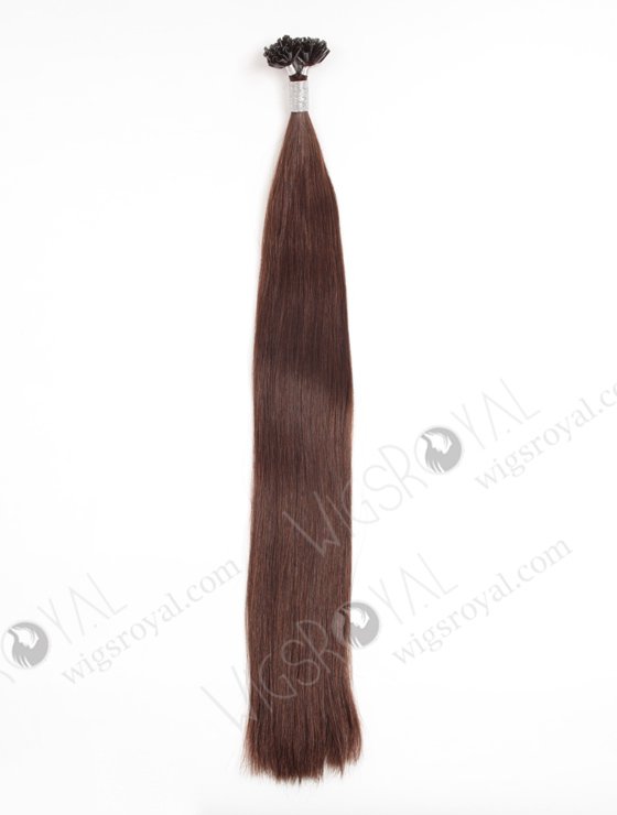 U tip keratin European virgin hair 24'' straight #3 color WR-PH-010-16933