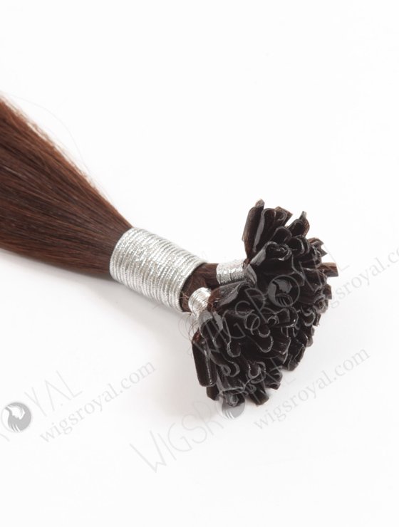 U tip keratin bond hair extensions European virgin hair 24'' straight #3 color WR-PH-010-16935