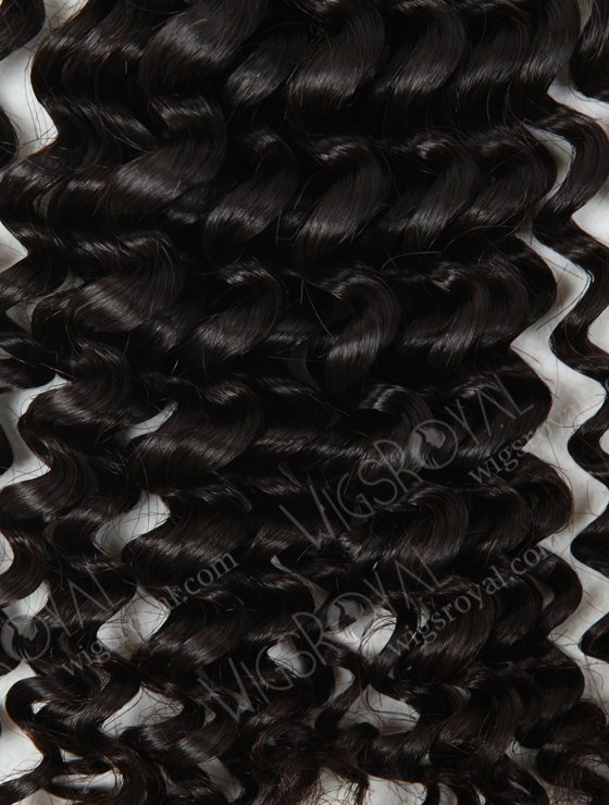 Deep Curl Brazilian Virgin Hand-tied Weft Hair Extensions WR-HTW-004-17175