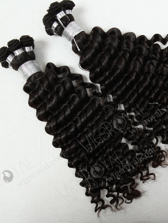 Deep Curl Brazilian Virgin Hand-tied Weft Hair Extensions WR-HTW-004-17174