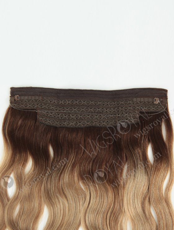 Top Quality Natural Wave Invisible Headband Wire Clip in Halo Hair Extensions WR-HA-002-17546