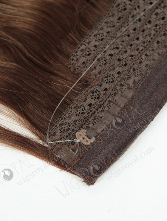 Top Quality Natural Wave Invisible Headband Wire Clip in Halo Hair Extensions WR-HA-002-17549
