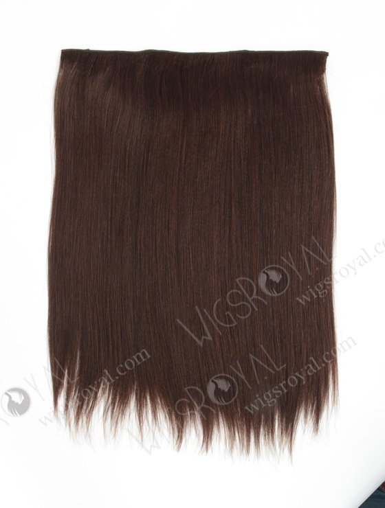Indian Virgin 14'' Yaki Mixed Color Invisible Headband Wire Clip in Halo Hair Extensions WR-HA-012-17653