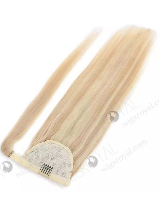 Hot Selling Braided Drawstring Wrap Straight Ponytails Clip in Hair Extension WR-PT-004-17517