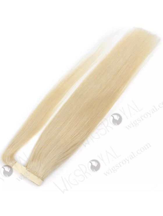 Hot Selling Braided Drawstring Wrap Straight Ponytails Clip in Hair Extension WR-PT-004-17518