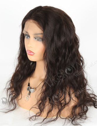 In Stock Brazilian Virgin Hair 20" Natural Wave Natural Color 360 Lace Wig 360LW-04010