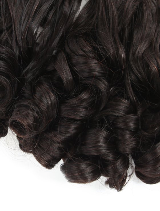 5A Grade Double Draw Peruvian Hair Weave 22" Curl as picture  WR-MW-190-18005