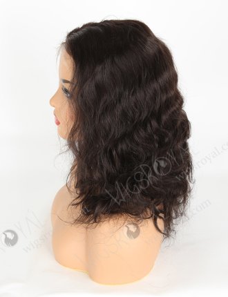 In Stock Indian Remy Hair 14" Body Wave 2# Color Full Lace Wig FLW-01114