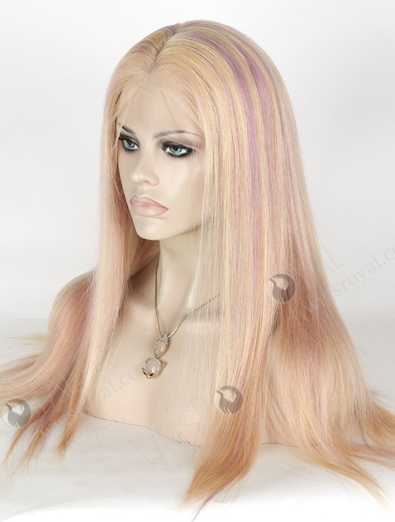 Fashion Highlight Color 20 inch European Hair Lace Front Wig WR-CLF-015-18109