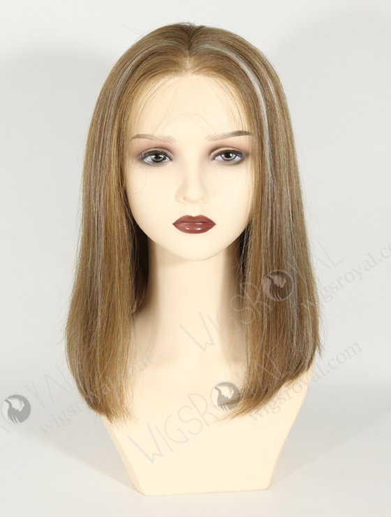 Bob Style Highlight Color 18'' Brazilian Virgin Hair Full Lace Wigs WR-LW-117-18151