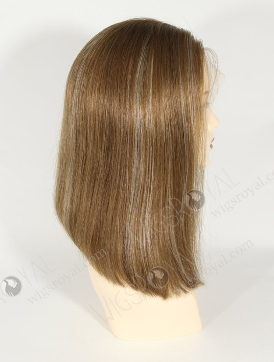 Bob Style Highlight Color 18'' Brazilian Virgin Hair Full Lace Wigs WR-LW-117-18154