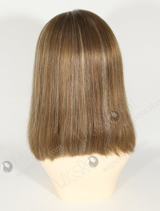 Bob Style Highlight Color 18'' Brazilian Virgin Hair Full Lace Wigs WR-LW-117-18158