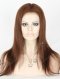 Pure Brown Color 16'' Chinese Virgin Straight Silk Top Full Lace Wig WR-ST-052