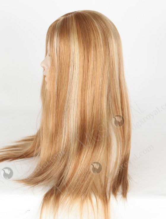 Highlight Color Double Draw 20'' European Virgin Hair Mono Lace Wigs WR-MOW-001-18165