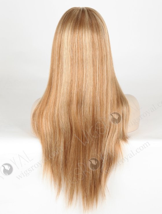 Highlight Color Double Draw 20'' European Virgin Hair Mono Lace Wigs WR-MOW-001-18167