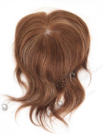 6"*8" European Virgin Hair 6" Highlight Color Silk Top Hair WR-TC-052
