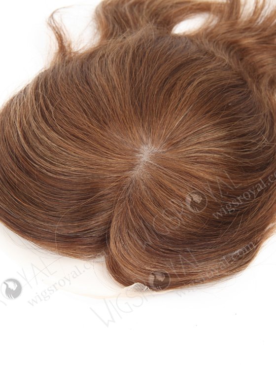 6"*8" European Virgin Hair 6" Highlight Color Silk Top Hair WR-TC-052-18217