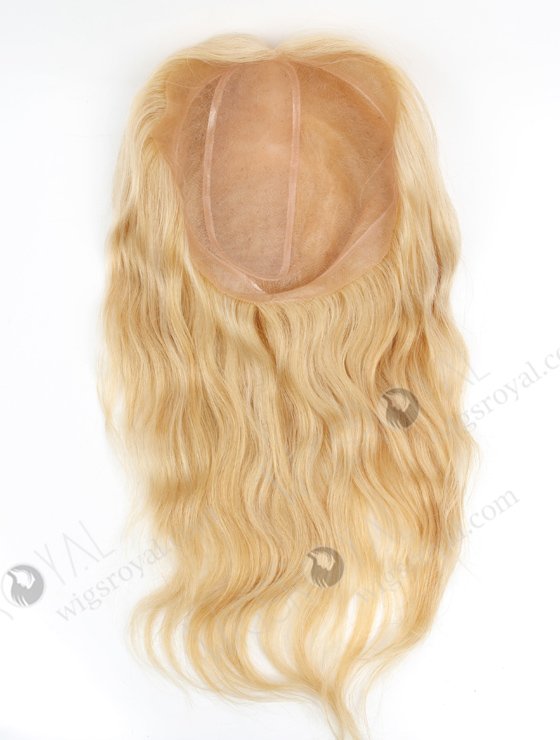 Custom Size European Virgin Hair 12" Highlight Color Mono Silk Top Hair WR-TC-054-18245