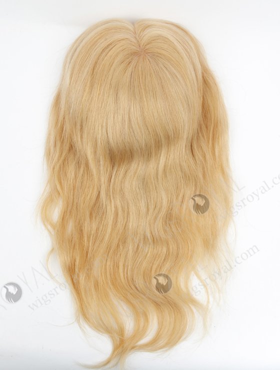 Custom Size European Virgin Hair 12" Highlight Color Mono Silk Top Hair WR-TC-054-18244
