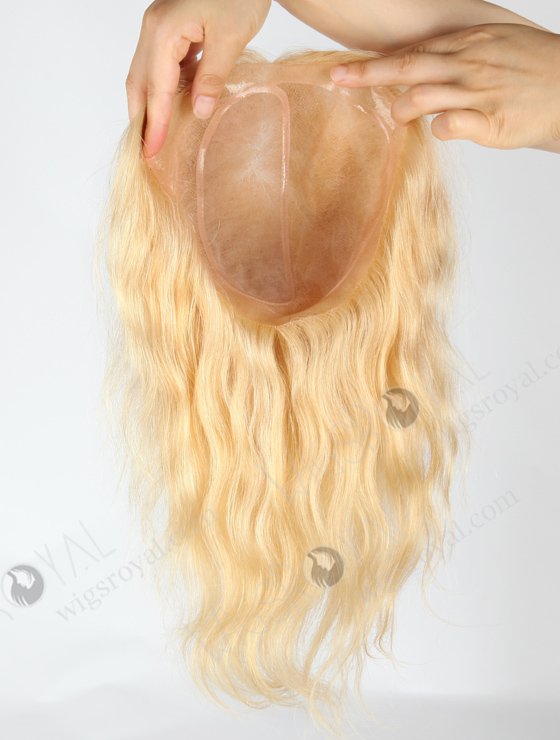 Custom Size European Virgin Hair 12" Highlight Color Mono Silk Top Hair WR-TC-054-18246