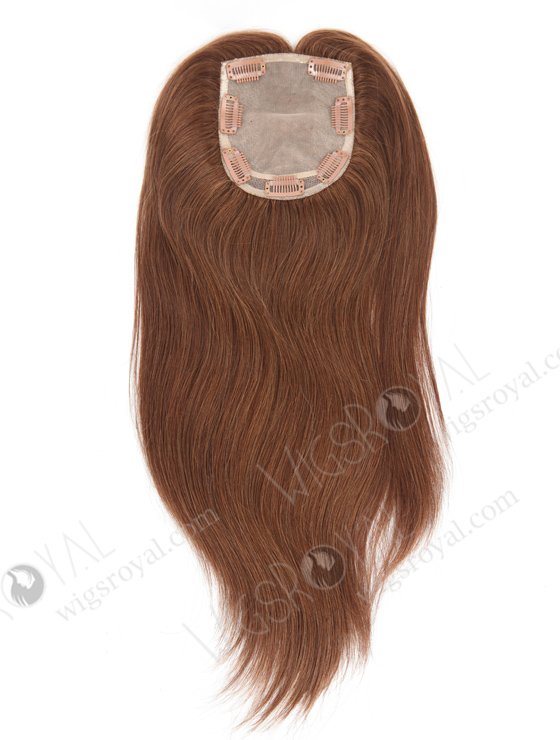 4"*5" European Virgin Hair 16" 6# Color Silk Top Hair WR-TC-053-18234