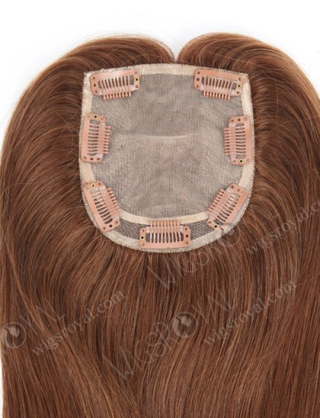 4"*5" European Virgin Hair 16" 6# Color Silk Top Hair WR-TC-053