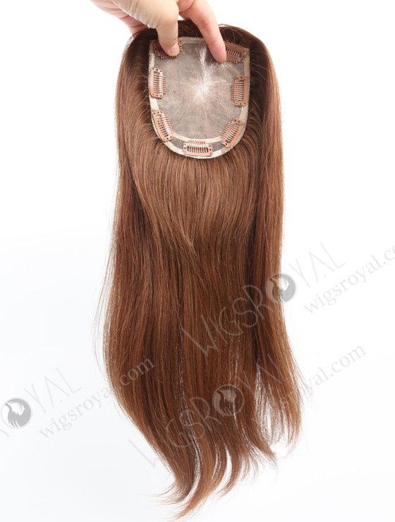 4"*5" European Virgin Hair 16" 6# Color Silk Top Hair WR-TC-053-18237